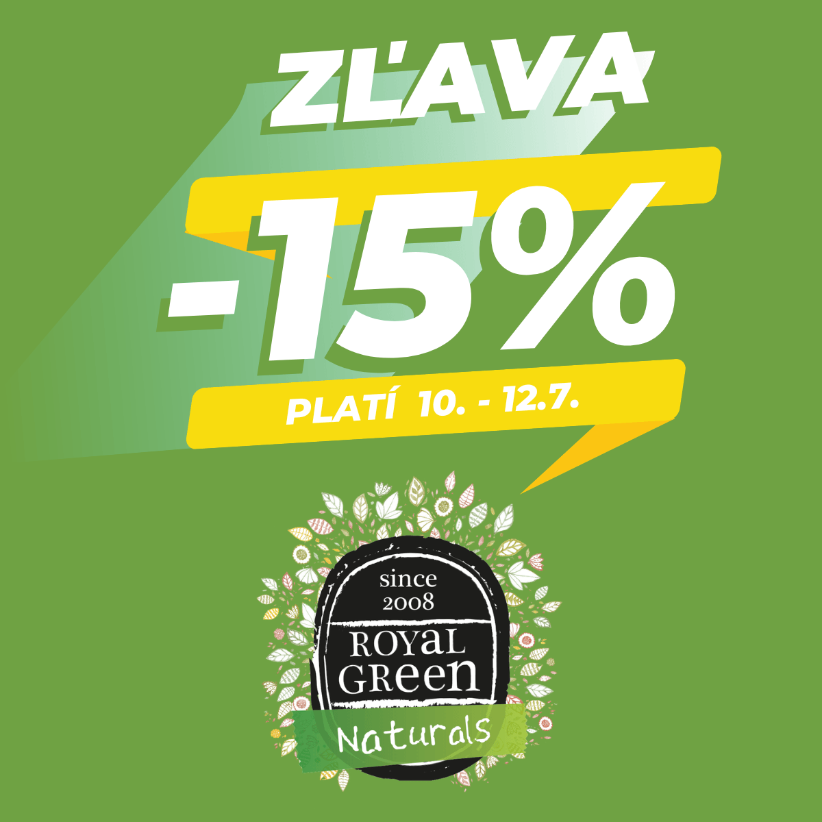 zľava na produkty Royal Green
