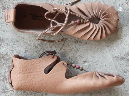 Papoutsi dámske barefoot sandále Tender Taupe